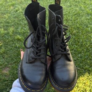 Dr. Martens Leather Lace-Up Boots